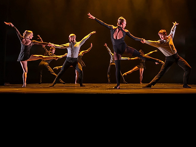 Ballett Darsteller auf der Bühne