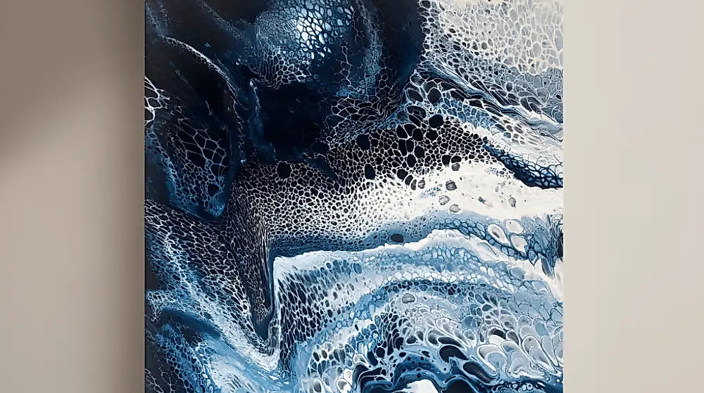 Pouring Special - Zellen - Farbfluss Atelier Produkt