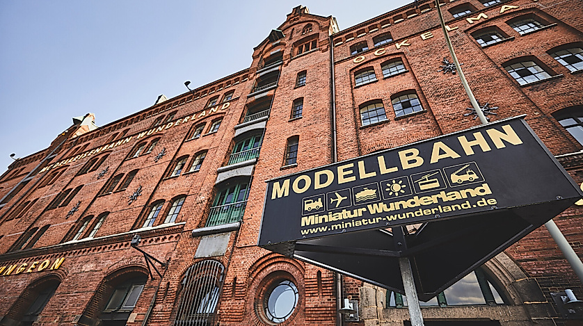 Fassadenansicht Miniaturwunderland Hamburg