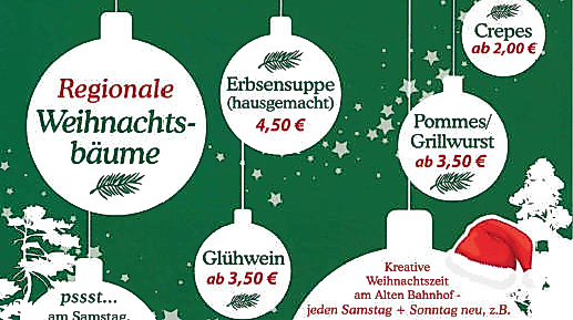 Weihnachten am alten Bahnhof