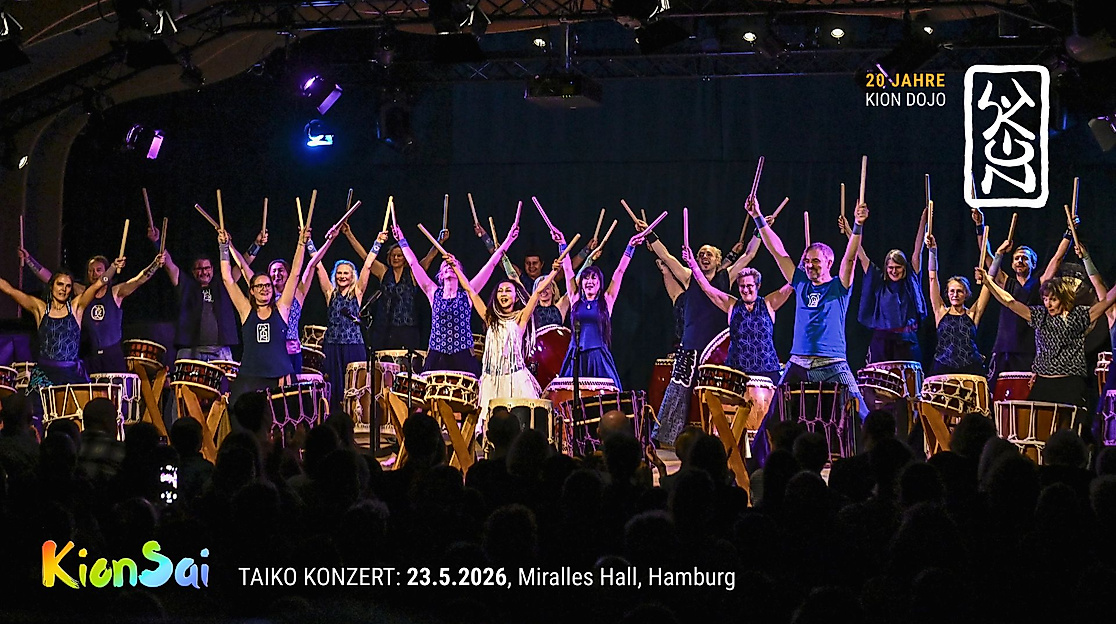 KionSai 2026 Taikokonzert Gruppenbild