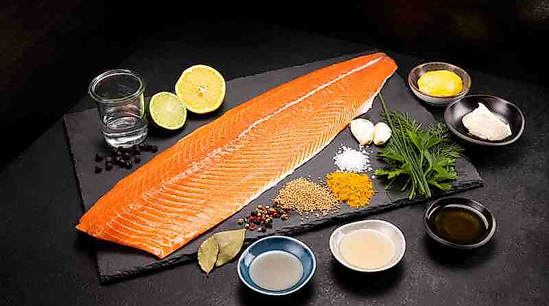 Lachs aus nordischen Gewässern