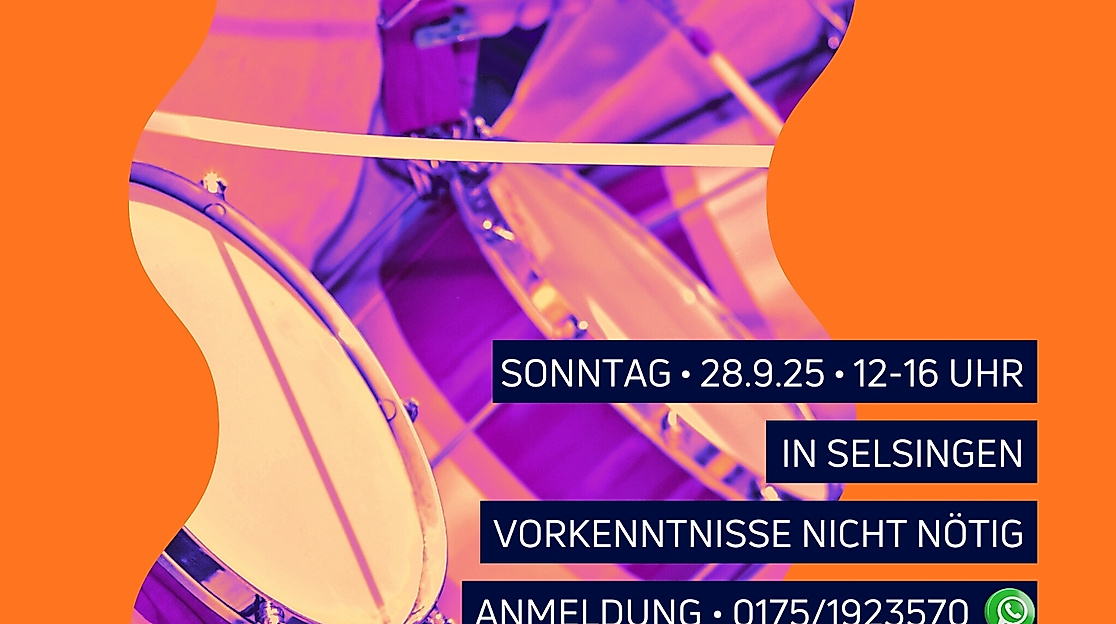 Samba2go - Kostenloser Samba Trommel Einsteiger Workshop in Selsingen 28.09.2025