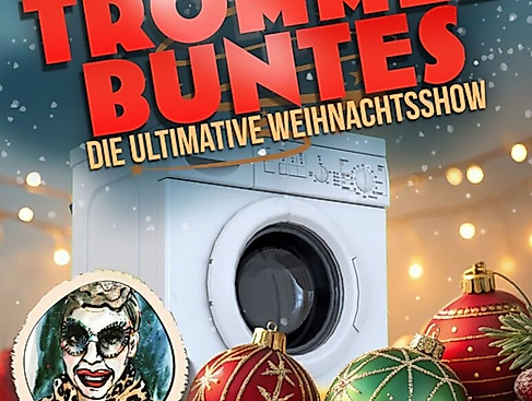 Trommel Buntes - Gäste. Glitzer. Glühweinduft.