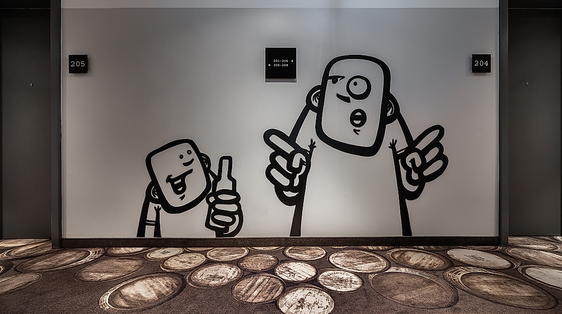 Hotel the niu Keg Hamburg: corridor