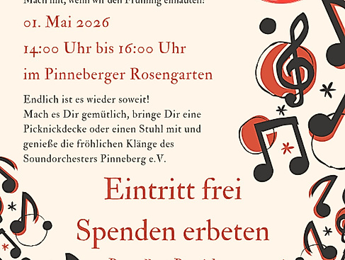 Plakat Maikonzert Rosengarten