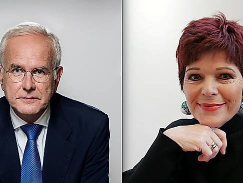 Harald Schmidt und Bernadette Schoog