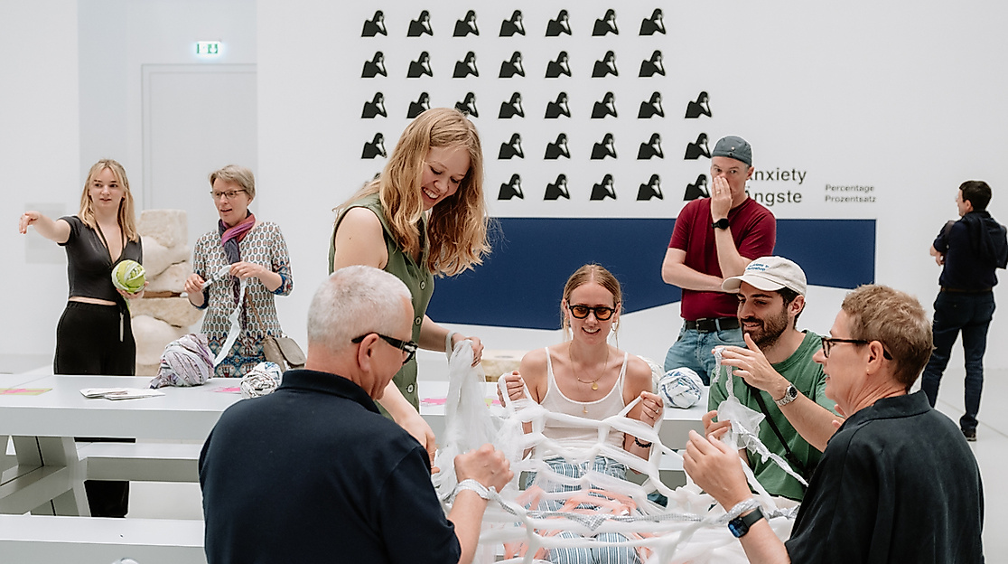 Offener Kunstworkshop: Social Knitting