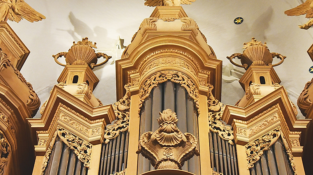 Oberwerk große Orgel in St. Katharinen