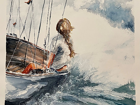 Maedchen-im-Segelboot Roksana Sondermann