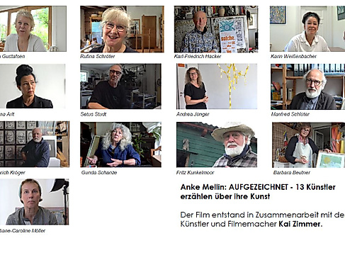 13 Künstler die bei den Veranstaltungen anwesend sein werden