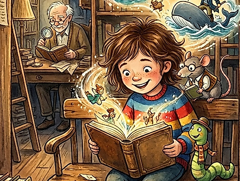 Herr Krappenkrehl und die langweiligen Bücher