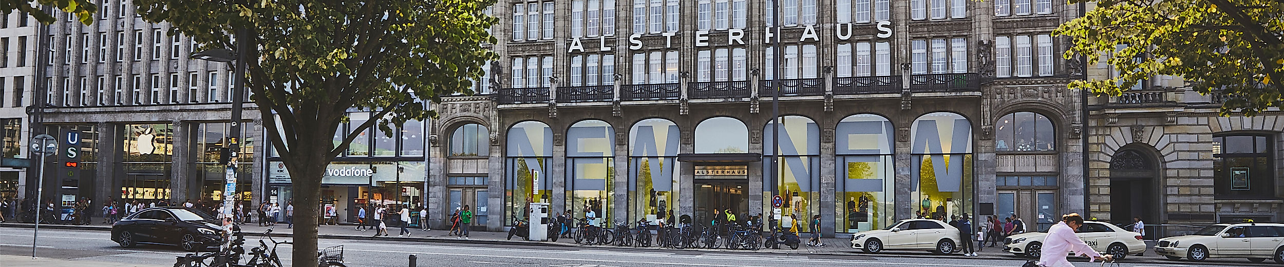 Alsterhaus am Jungfernstieg in Hamburg