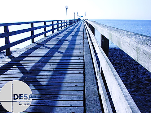 Seebrücke am Morgen
