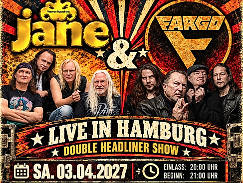 Jane & Fargo - Der Krautrock ist zurück Jane & Fargo // Live in Hamburg // Double Headliner Show 2027