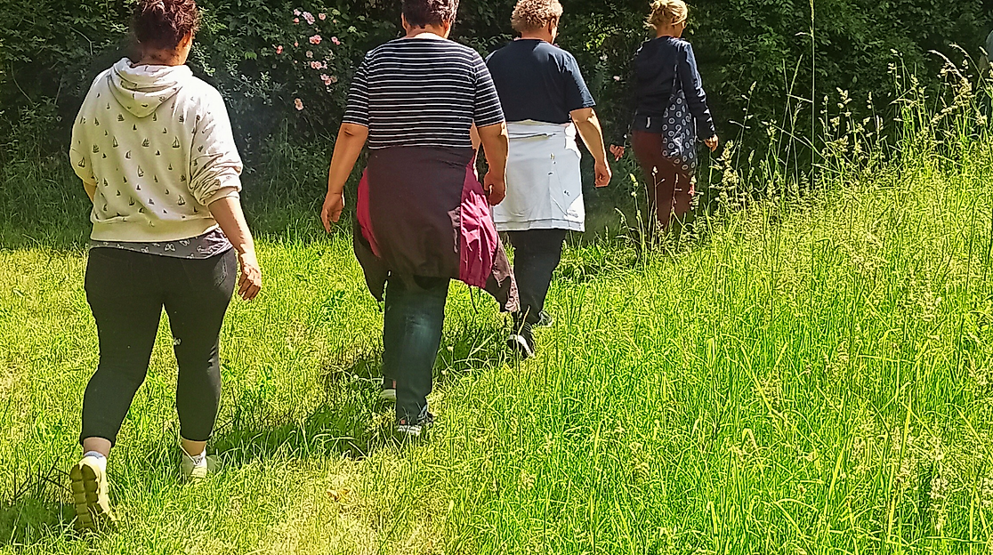 Yogawalk rund um den See
