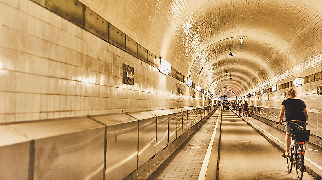 Alter Elbtunnel in Hamburg