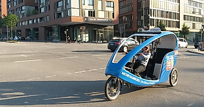 Stadtrundfahrt per E-Rikscha & Fahrrad