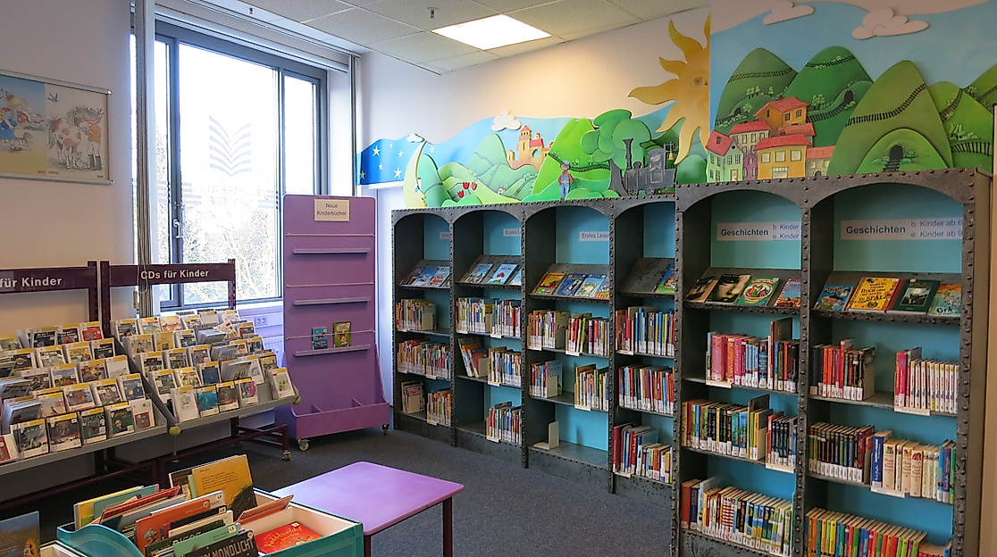 Der Kinderbereich in der Bücherhalle Niendorf