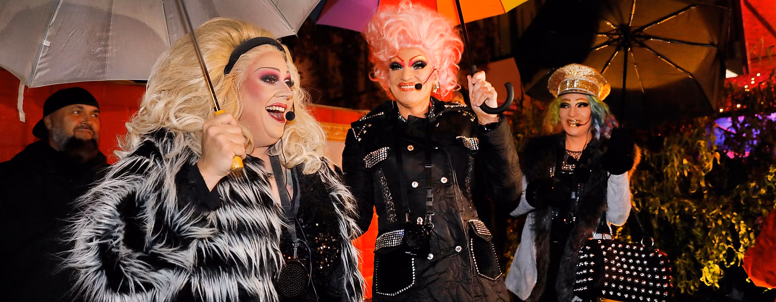 Olivia Jones' Kult-Kieztouren, Dennis Schmidt, Vanity Trash, Olivia Jones und Fanny Funtastic