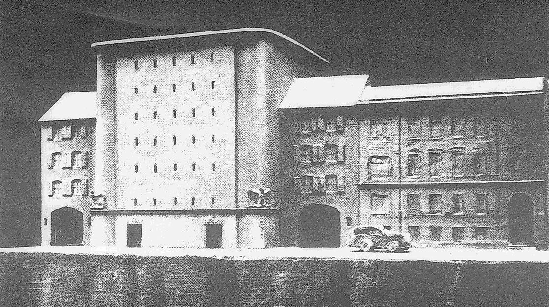 Entwurf für das Bunkerhaus Eimbütteler Straße 36