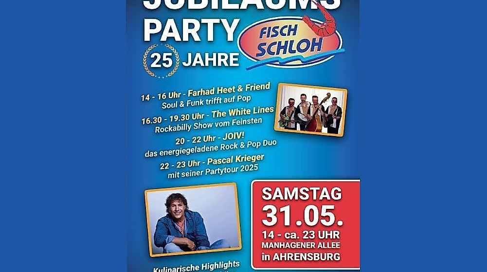 25-05-31 Jubiläum Fisch Schloh Fisch Schloh