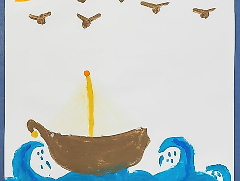 Ausstellung: 10 Jahre Malraum - Ein Raum, in dem Schweres Platz finden darf