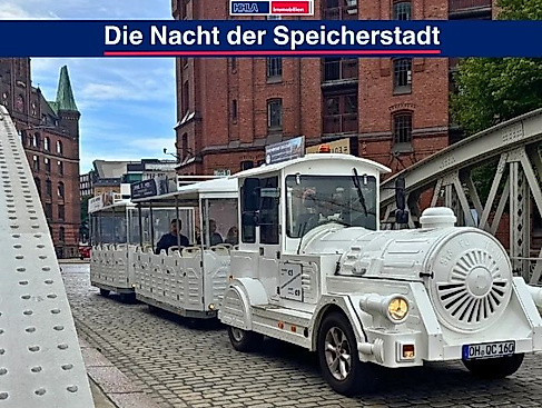 Bimmelbahn in der Speicherstadt