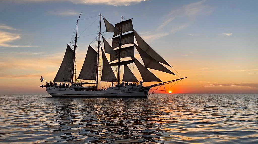 Komm an Bord der "Loth Lorien", einer der schönsten Traditionssegler in der Ostsee.
