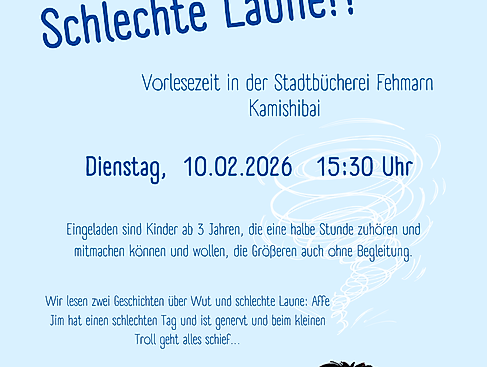 Vorlesezeit in der Stadtbücherei am 10.02.26