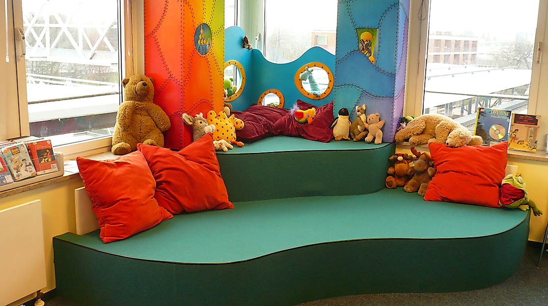 Der Kinderbereich in der Bücherhalle Langenhorn