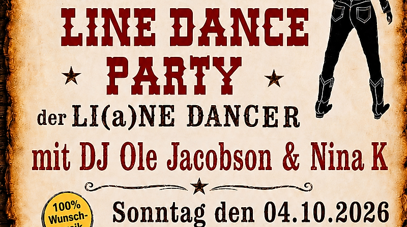 Line Dance Party der LI(a)NE DANCER mit DJ Ole Jacobson