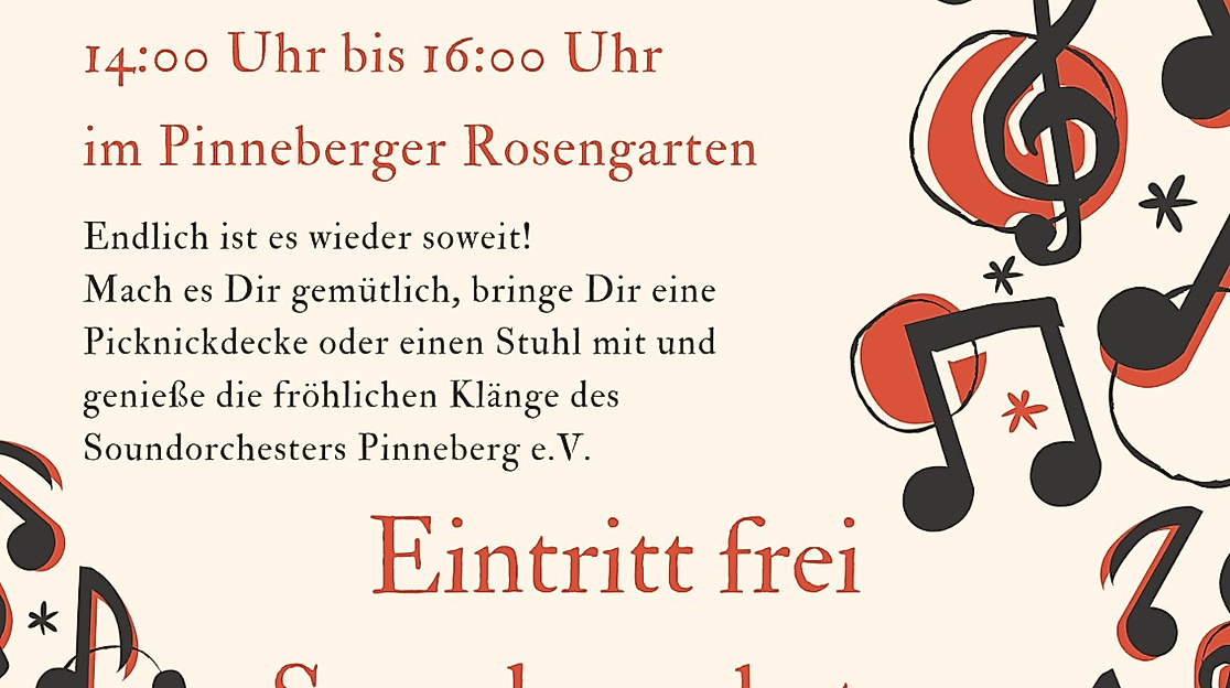 Plakat Maikonzert Rosengarten