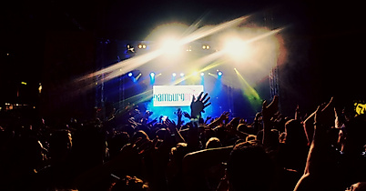 CSD stage at night
