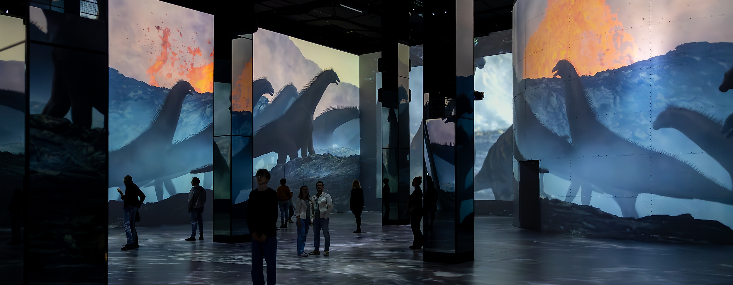 Immersive Dinosaurier-Ausstellung